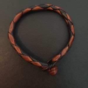 African Braided Leather Bracelet